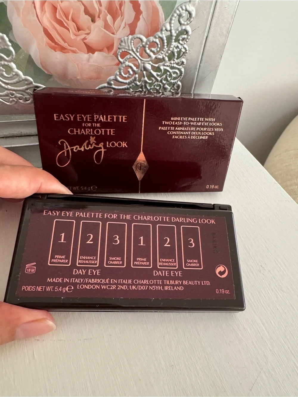 Charlotte Tilbury Rose & Warm Neutral 6-Shade Eyeshadow MINI Palette